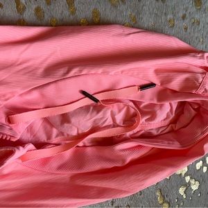 Lululemon coral/orange hooded jacket